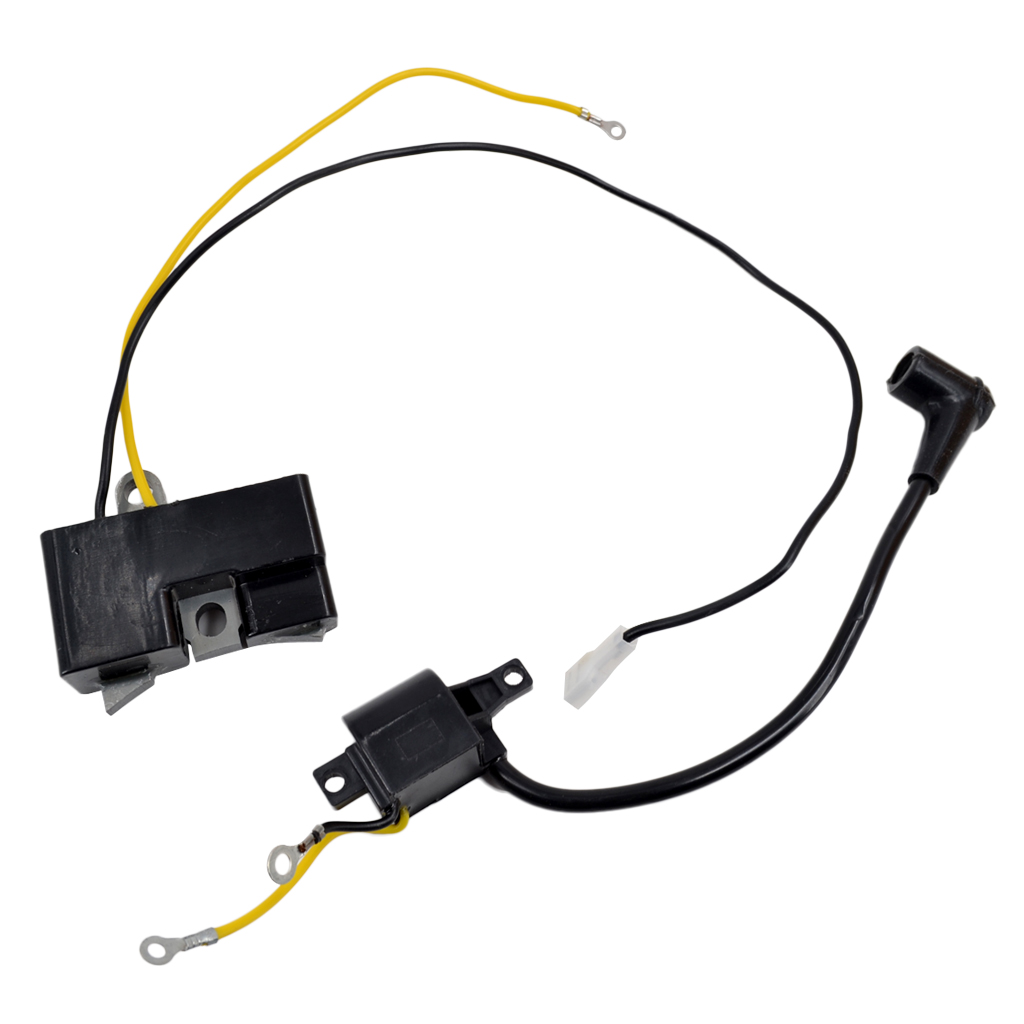 Ignition Coil Module Kit fit Husqvarna 61 162 166 Jonsered 630 670 Chain Saw, OEM 501 51 61-02 AND 501 51 62-01