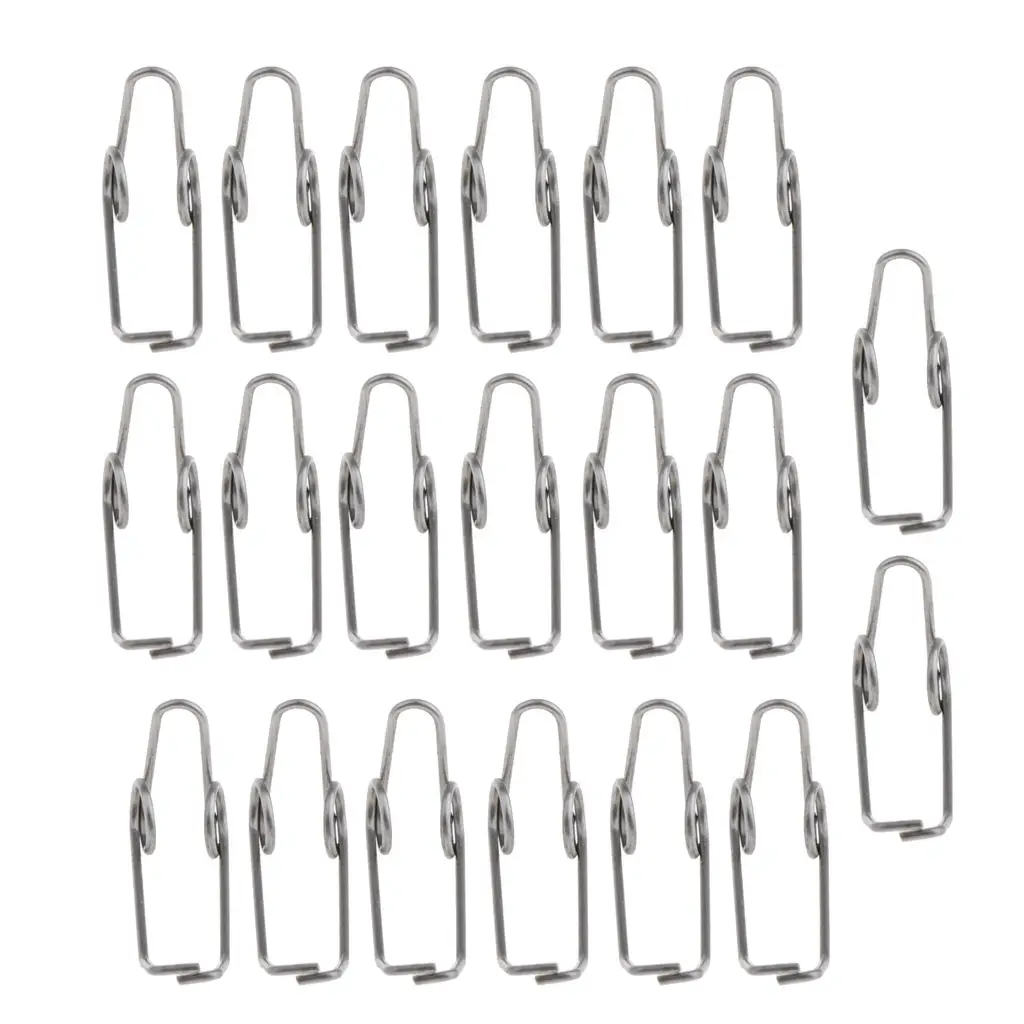 Pack of 20 Silver Trumpet Water Key Spit Value Springs Repair Parts Accs