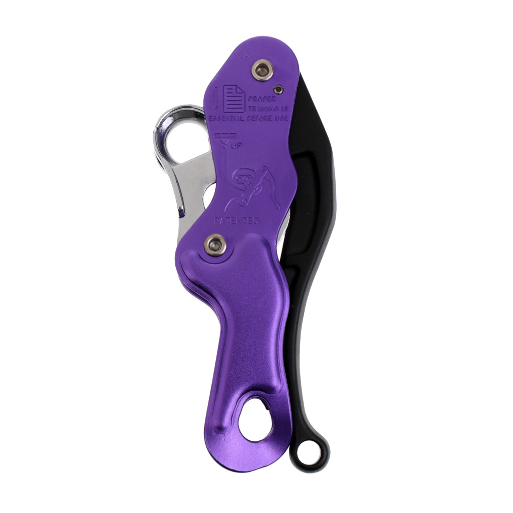 Rock Climbing Stop Descender, Rappelling Anti-Panic Belay Devices for 10-12mm Rope  Equipment Hand Control - CE
