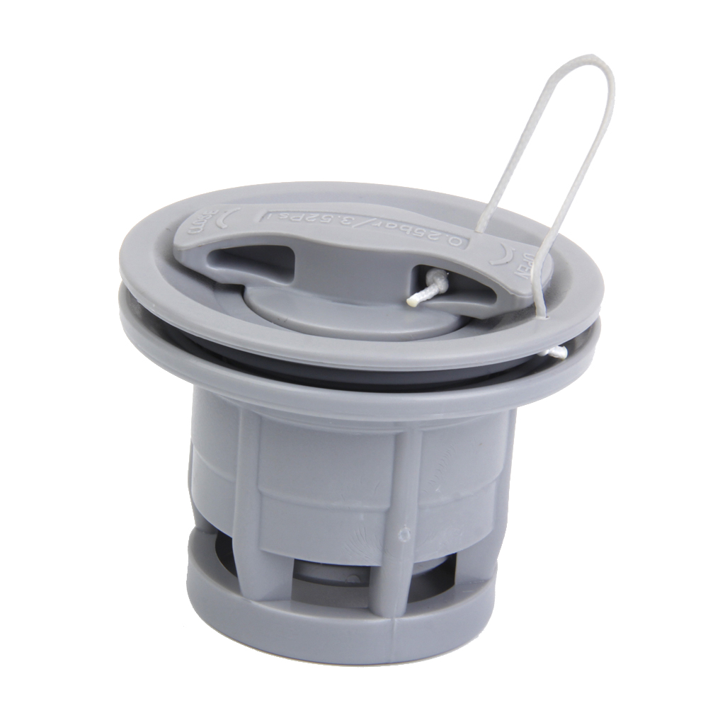 POM Grey Double Seal Air Valve for Inflatable Boat Raft Dinghy Kayak Canoe Dinghy Supply