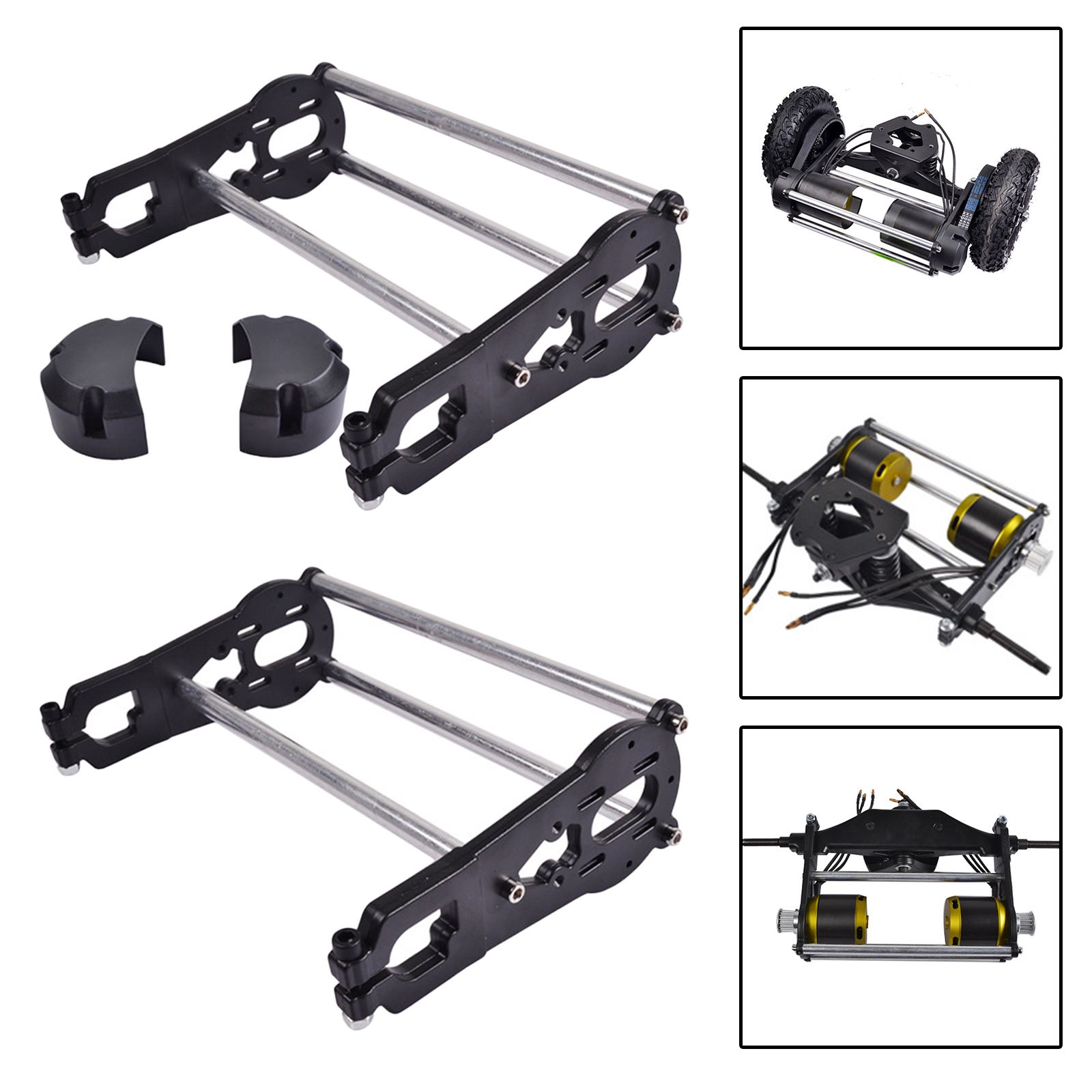 Skateboard Motor Mount Truck Bracket Fixing Rack with Protective Cover