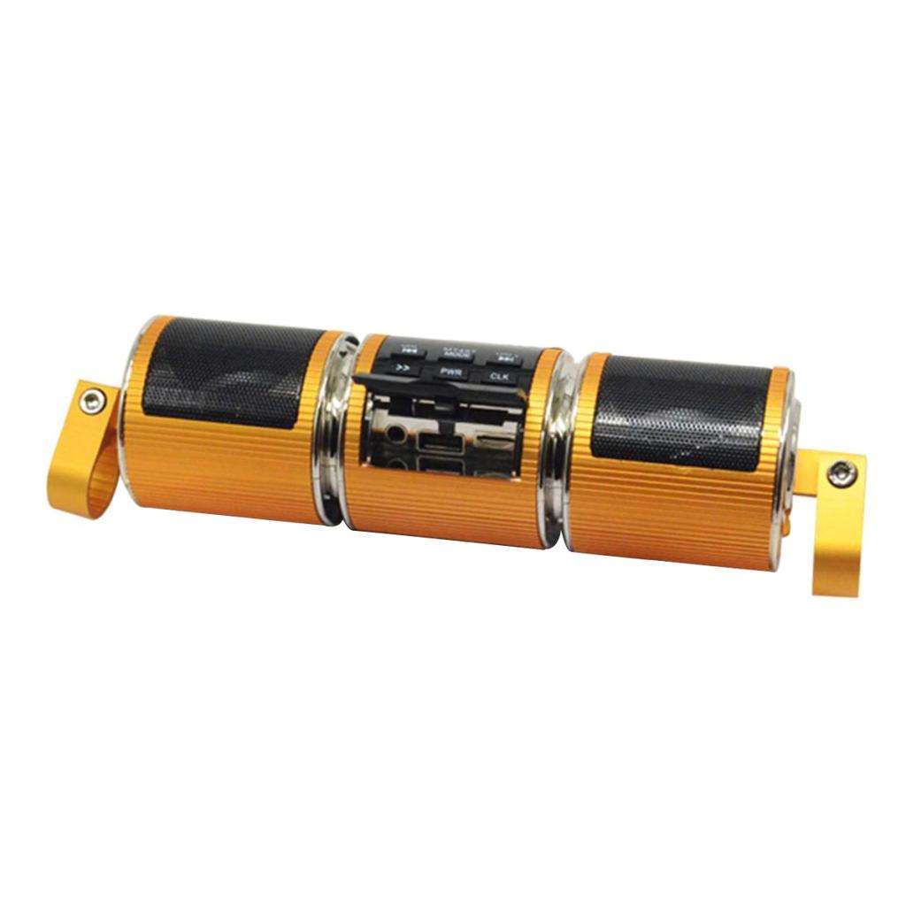 Motorcycle AudioSound System Bluetooth MP3 FM Radio Stereo Speaker Universal
