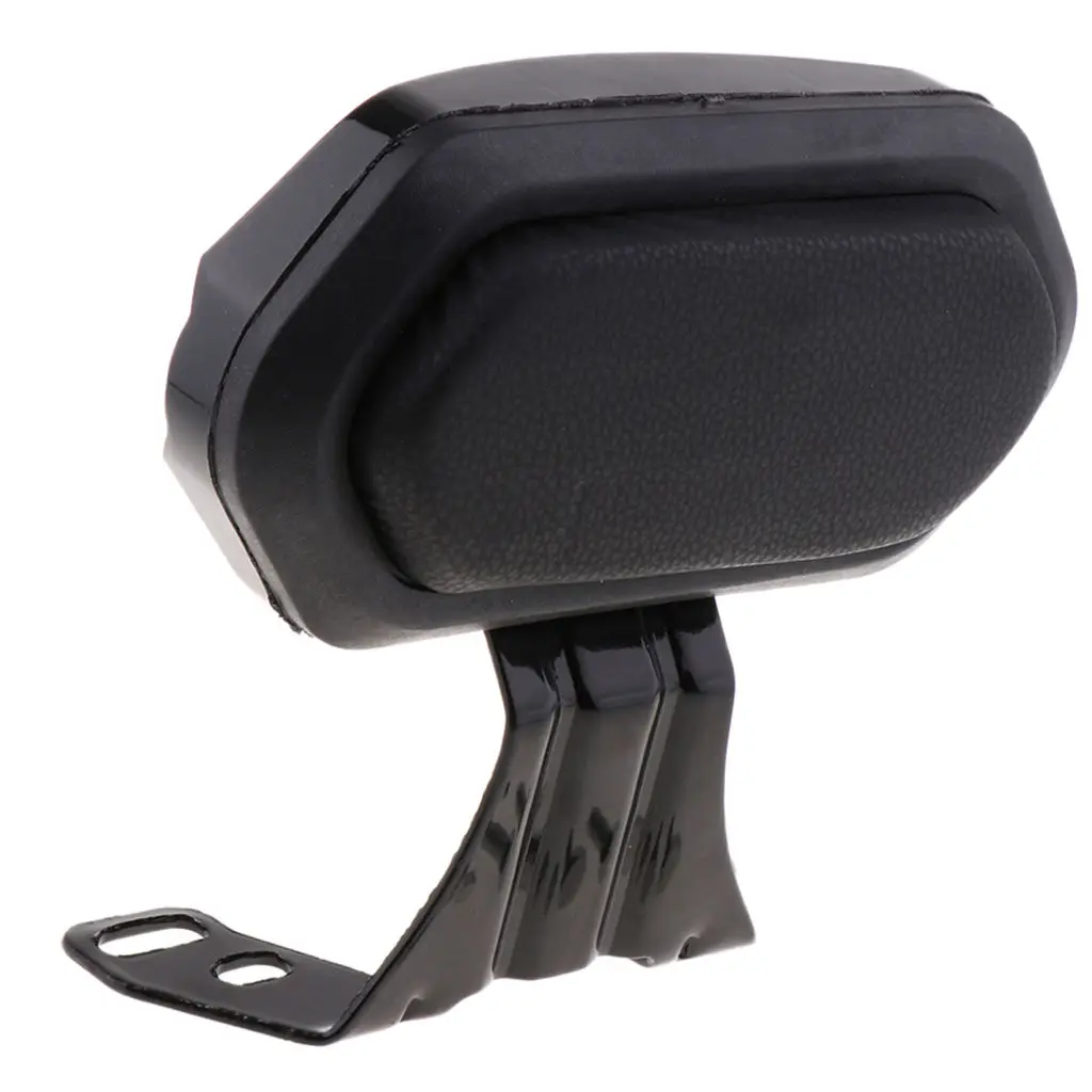 Black Detachable Backrest Sissy Bar Passenger Luggage Rack Universal for Motorcycle Electrombile