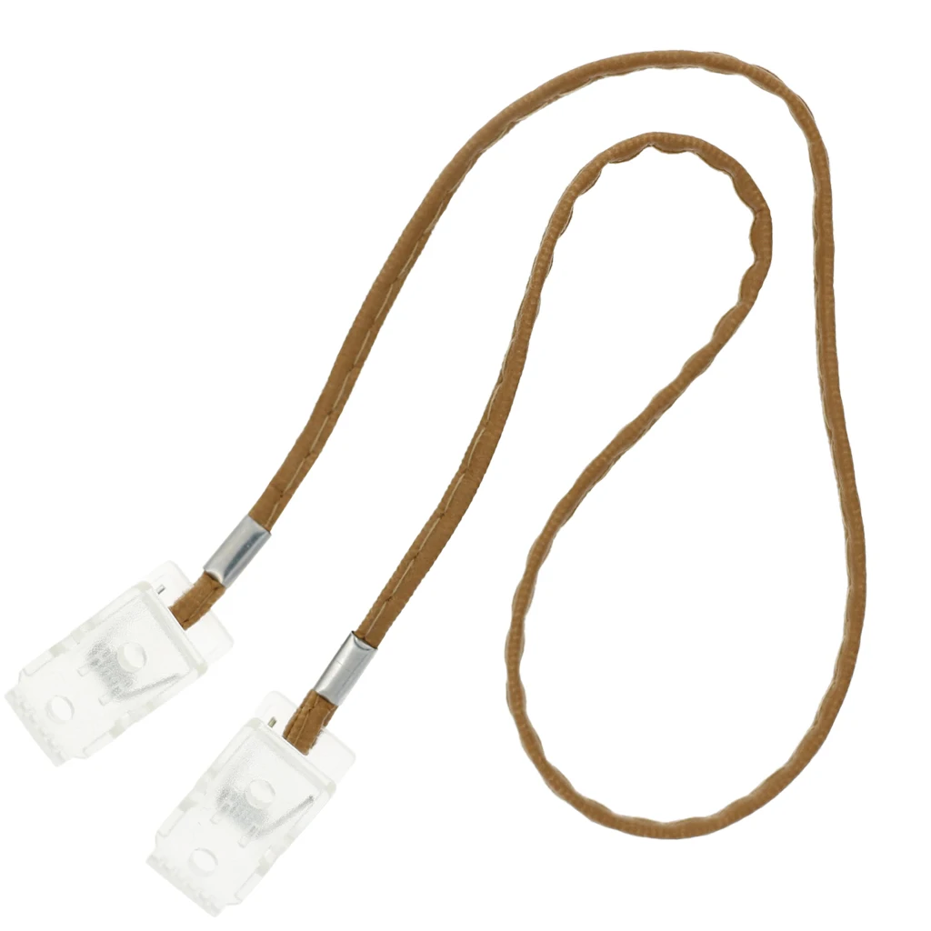 Bib Holder Clips Napkin Landyard Clip Chain Neck Cord Strap for Meal Dinner Patient Elder Children