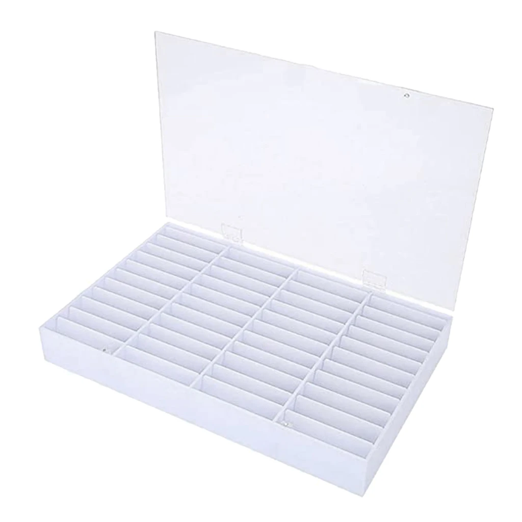 44 Grids Detachable Fake Nail Art Storage Box Nail Display Case Organizer