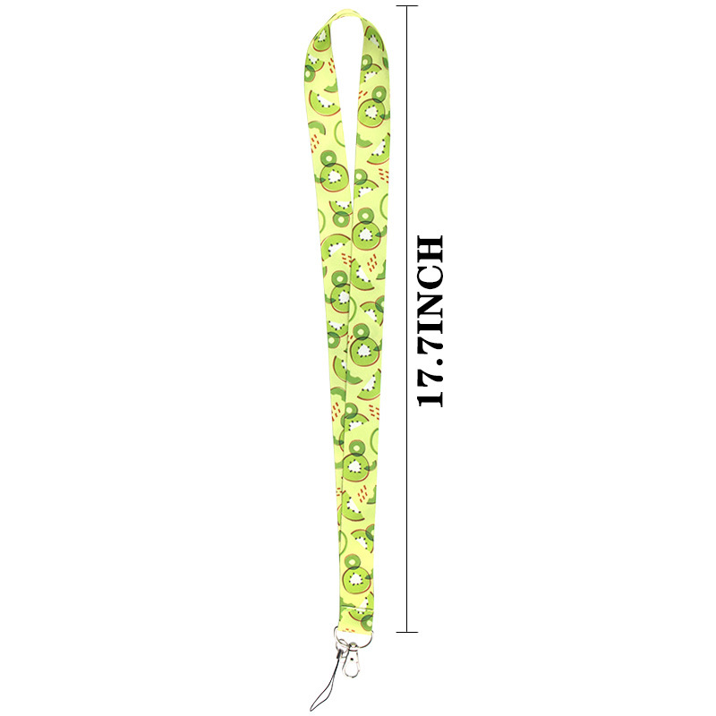 Berühmte frische Früchte Lanyard Schlüsselanhänger ID Karte Pass Gym Handy USB Abzeichen Schlüsselanhänger Halter Umhängebänder – Detail 3