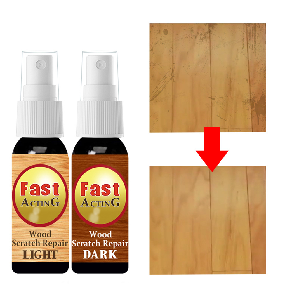 2x 30ML Portable Furniture Floor Repair Wax Wood Fillers Repair Paint Parts for Stains Floors Door Scratches Tables Bedposts