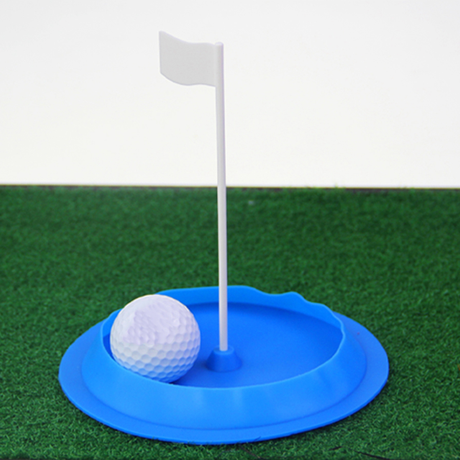 Golf Putting Cups Practice Hole With Flag Indoor Outdoors Putt Trainer