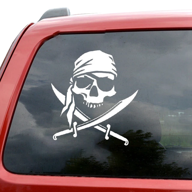 Personalized Skull Pirate Stickers And Personalized Off Road Modeling  Decoration Vinyl Decal,16cm*15cm - Car Stickers - AliExpress