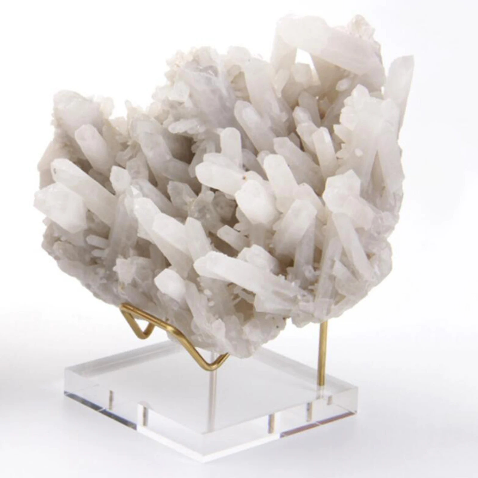 Clear Acrylic Display Stand Mineral Geode Crystal Ball Collectibles Holder