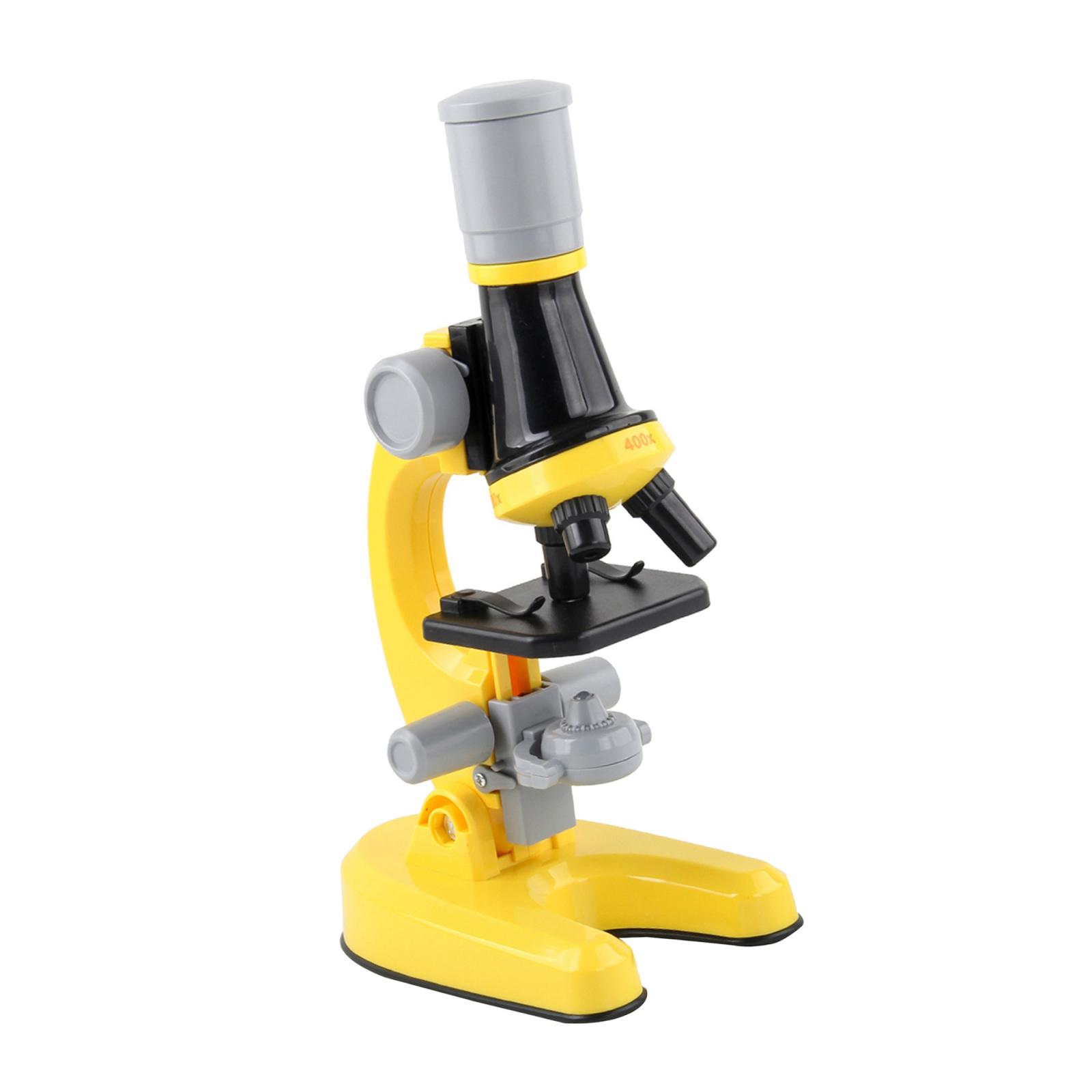 Children Optical Microscope Lab LED 100/400/1200X Magnification  Toys