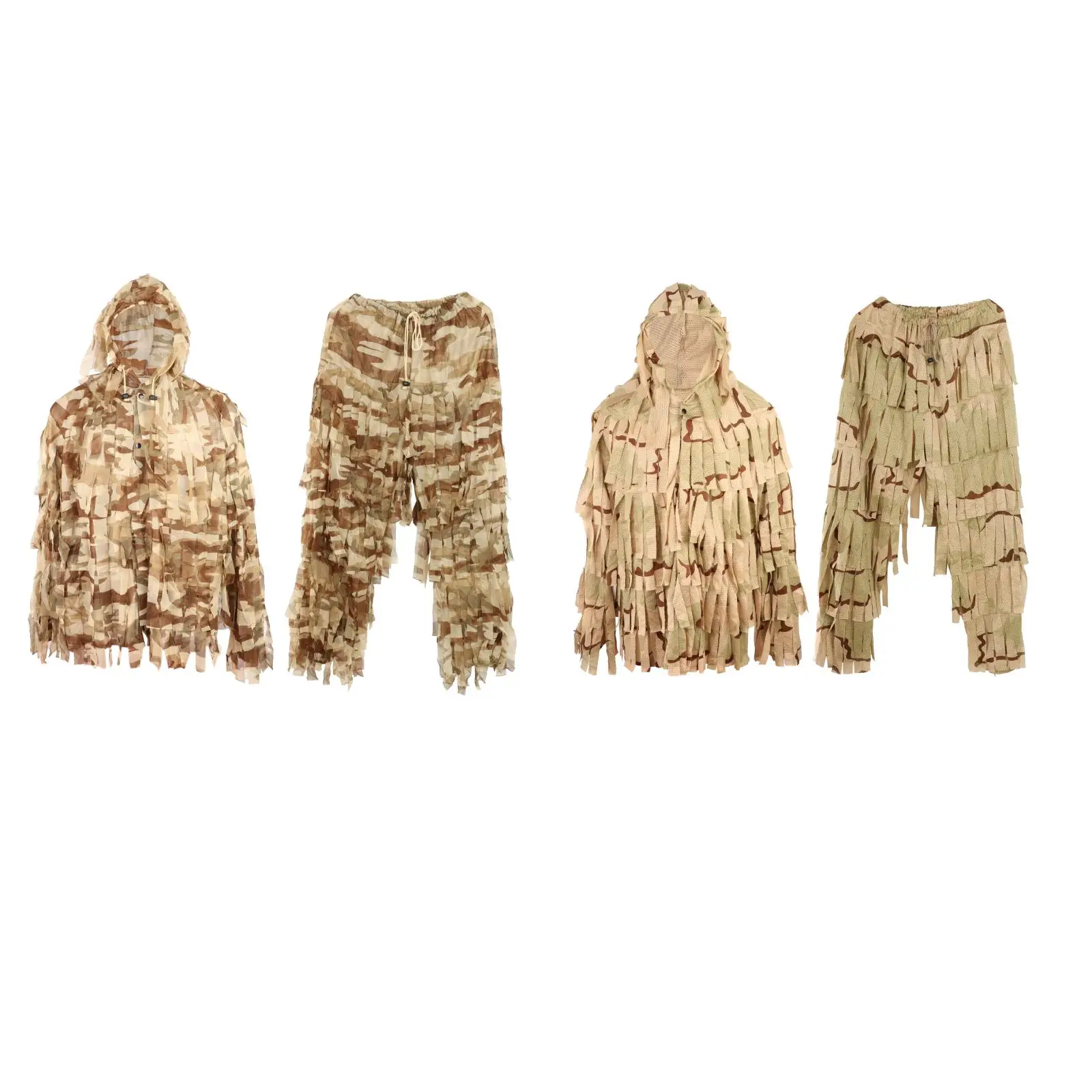 Hunting clothes 3D Bionic Ghillie Suits sniper Camouflage Clothing jacket and pants