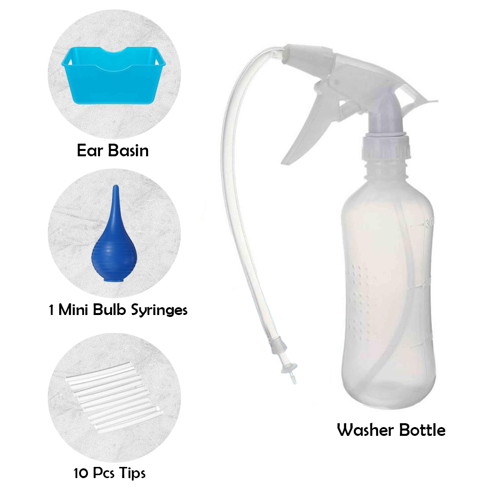 Ear Wax Remover Kit Irrigation System Ear Cleaner Earwax Washer Bottle Sets