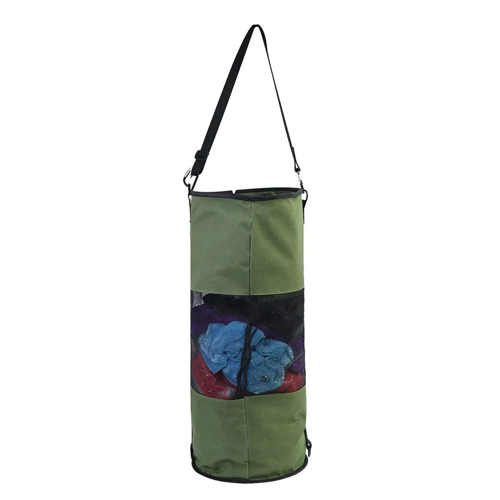 Portable Mesh Trash Bag for Boat Washable Leakproof Outdoor Garbage Bags for Boat, Kayak or Camper