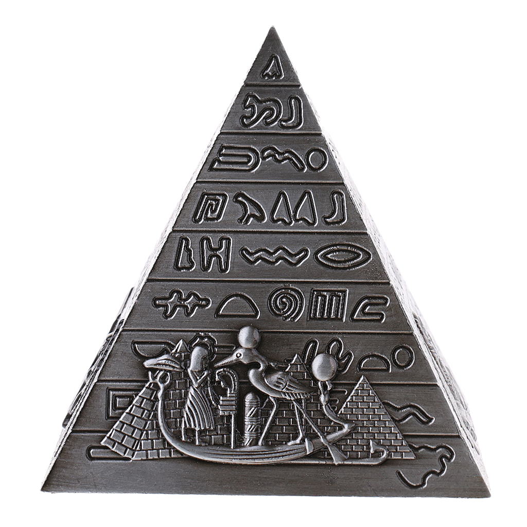 Souvenir Pyramid Statue Alloy Desktop Display Statue Housewarming Gifts