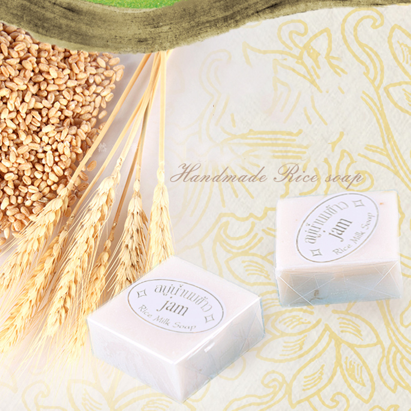 Best of Thailand JAM Rice Milk Soap 65g Handmade Soap Face Body Removal Acne Whitening Brighten Moisturizing Soap Goat Milk Rice Soap Reviews & Tips