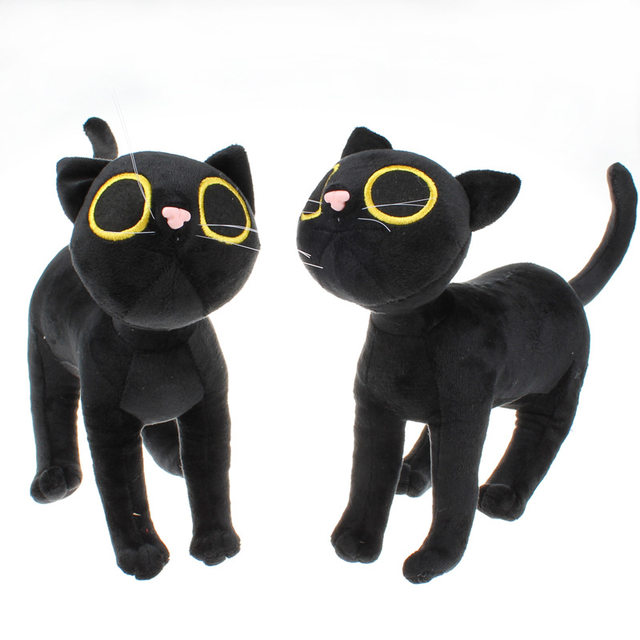 28cm Kawaii Cartoon Fran Bow Black Cat Plush Toys Cute Soft Stuffed Black Cat  Anime Plush Dolls Pillow Girls Boys Birthday Gifts  Movies  Tv   AliExpress