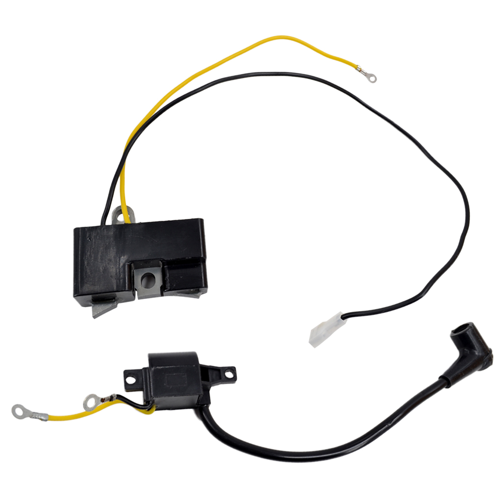 Ignition Coil Module Kit fit Husqvarna 61 162 166 Jonsered 630 670 Chain Saw, OEM 501 51 61-02 AND 501 51 62-01