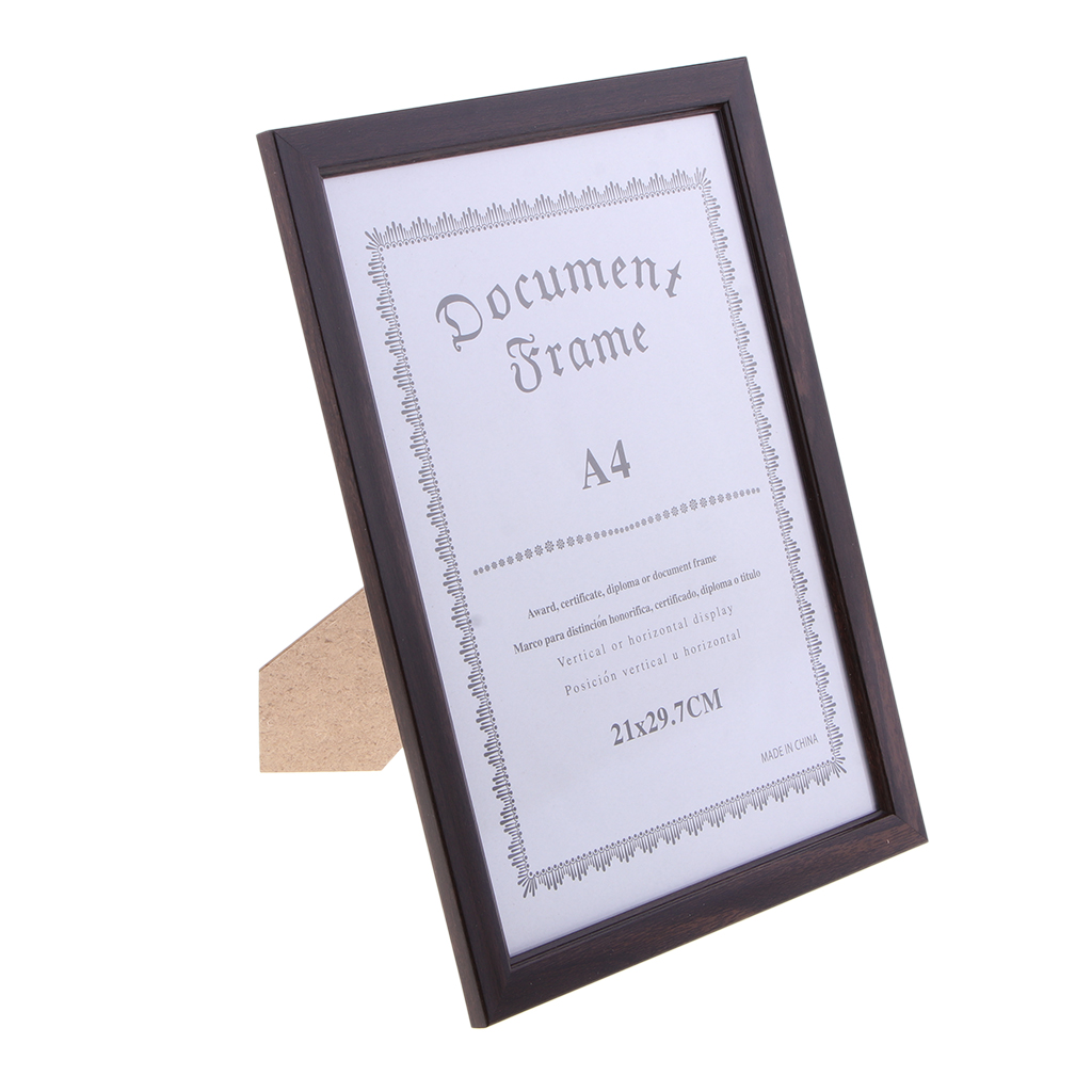 A4 Diploma, Certificate, Photo ,Artwork ,Picture ,Documents Wood Frame