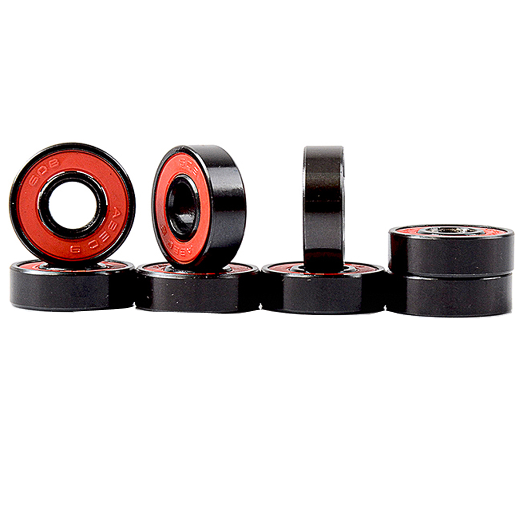 8pcs Professional Skateboard 608 Bearings ABEC-9 Inline Skate Longboard   Wheel Steel Ring Sports Accessoris Parts