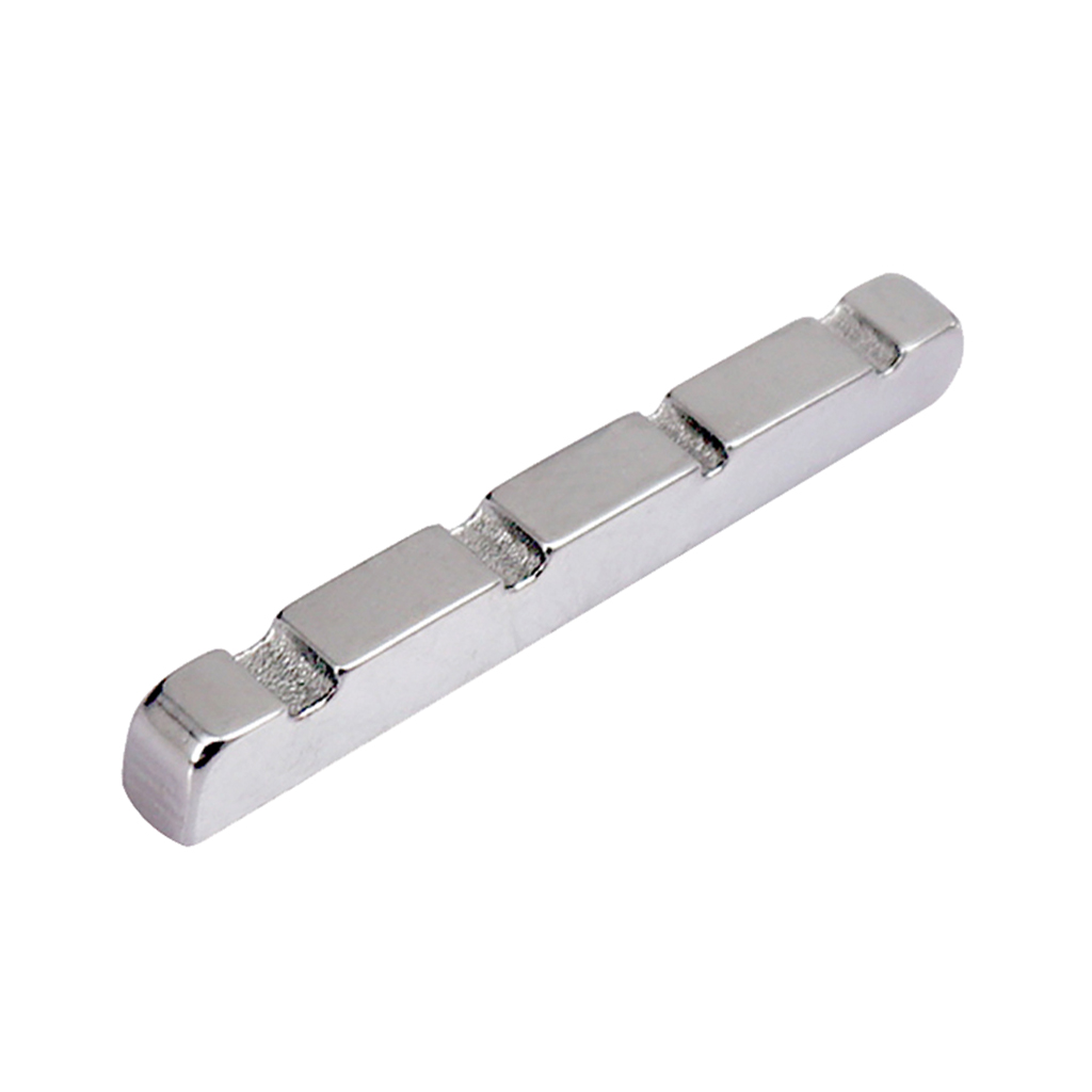Stainless Steel Guitar/Bass Slotted Nut For Squier Electric Guitar Bass Nut Replacement Accessory