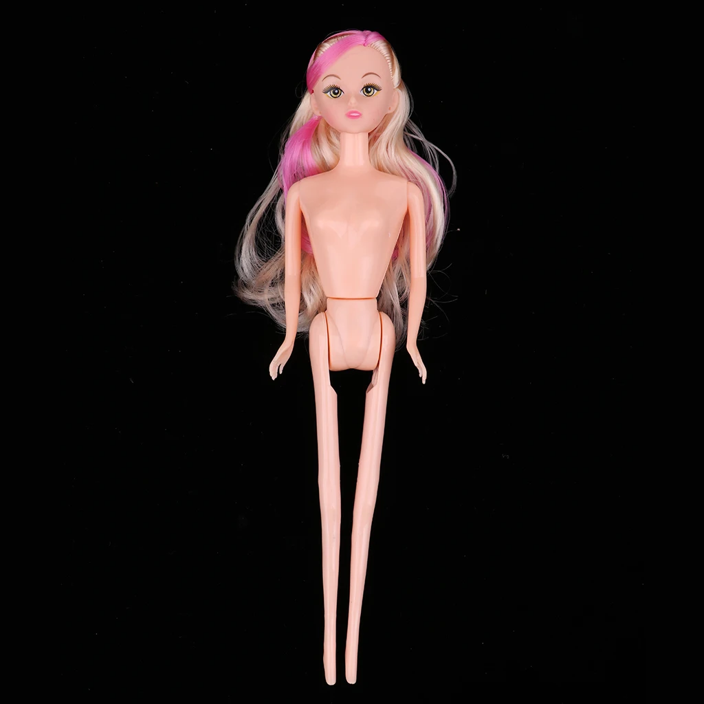  Girl Doll Body For  1/6 BJD Doll DIY Making Accessory Normal Skin