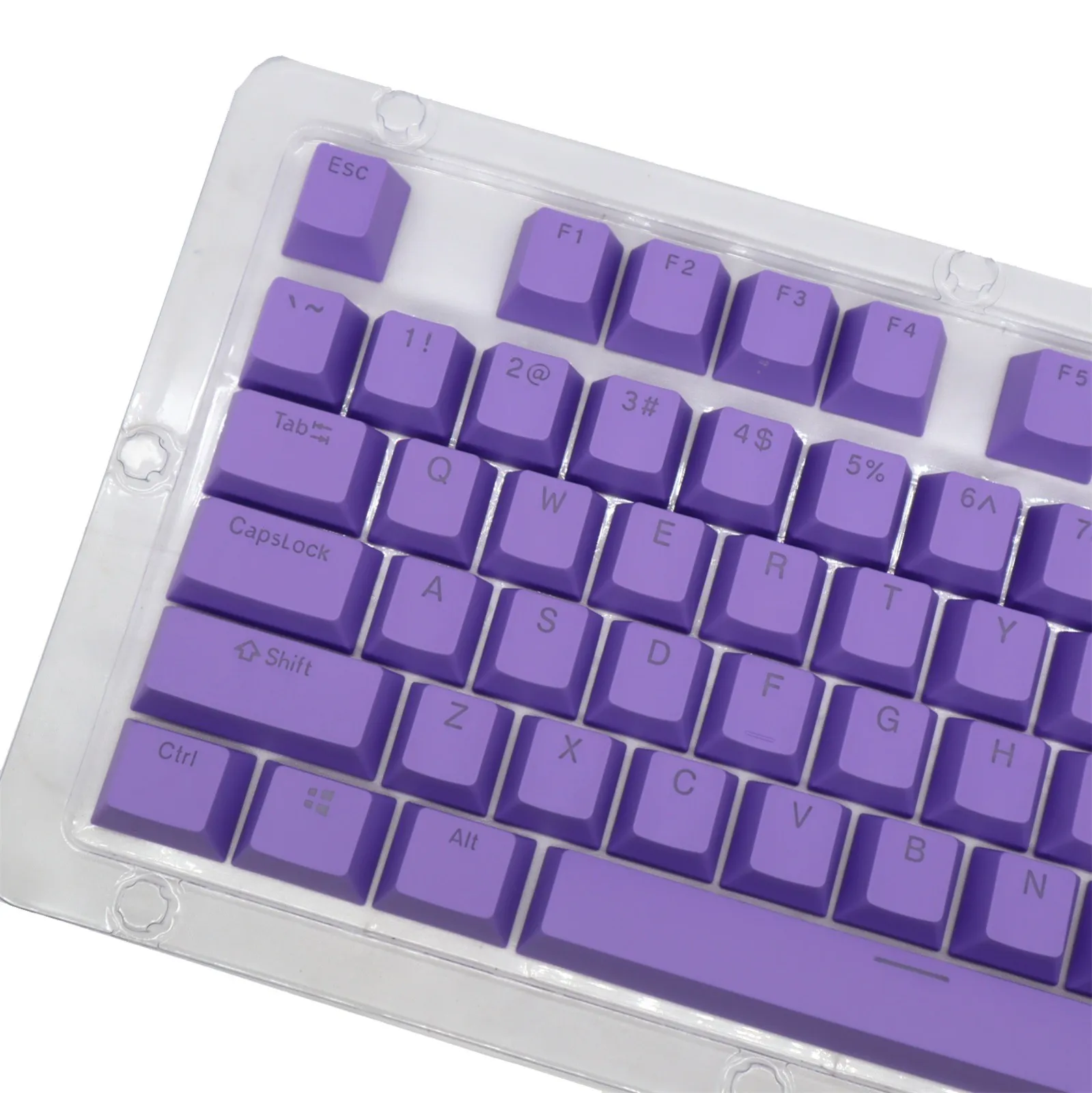 korean computer keyboard PBT 104 Keys Keycaps OME Height Keycap Set Color Replacement Solid color Keyboard Switch Keycaps Backlit Key Caps In STOCK pc keyboard