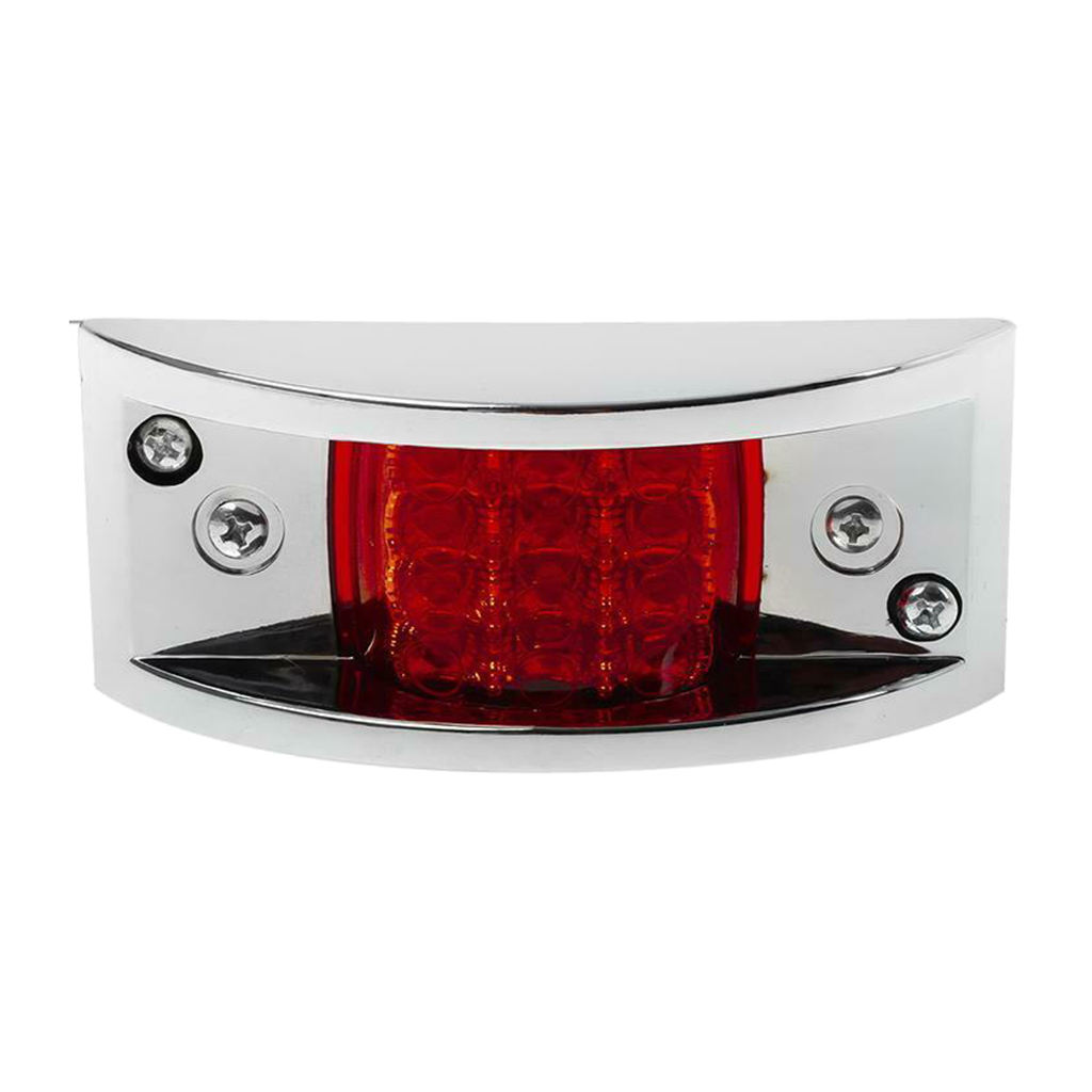 LED Side Marker Fender Light Waterproof Surface Mount Sealed Light Lens