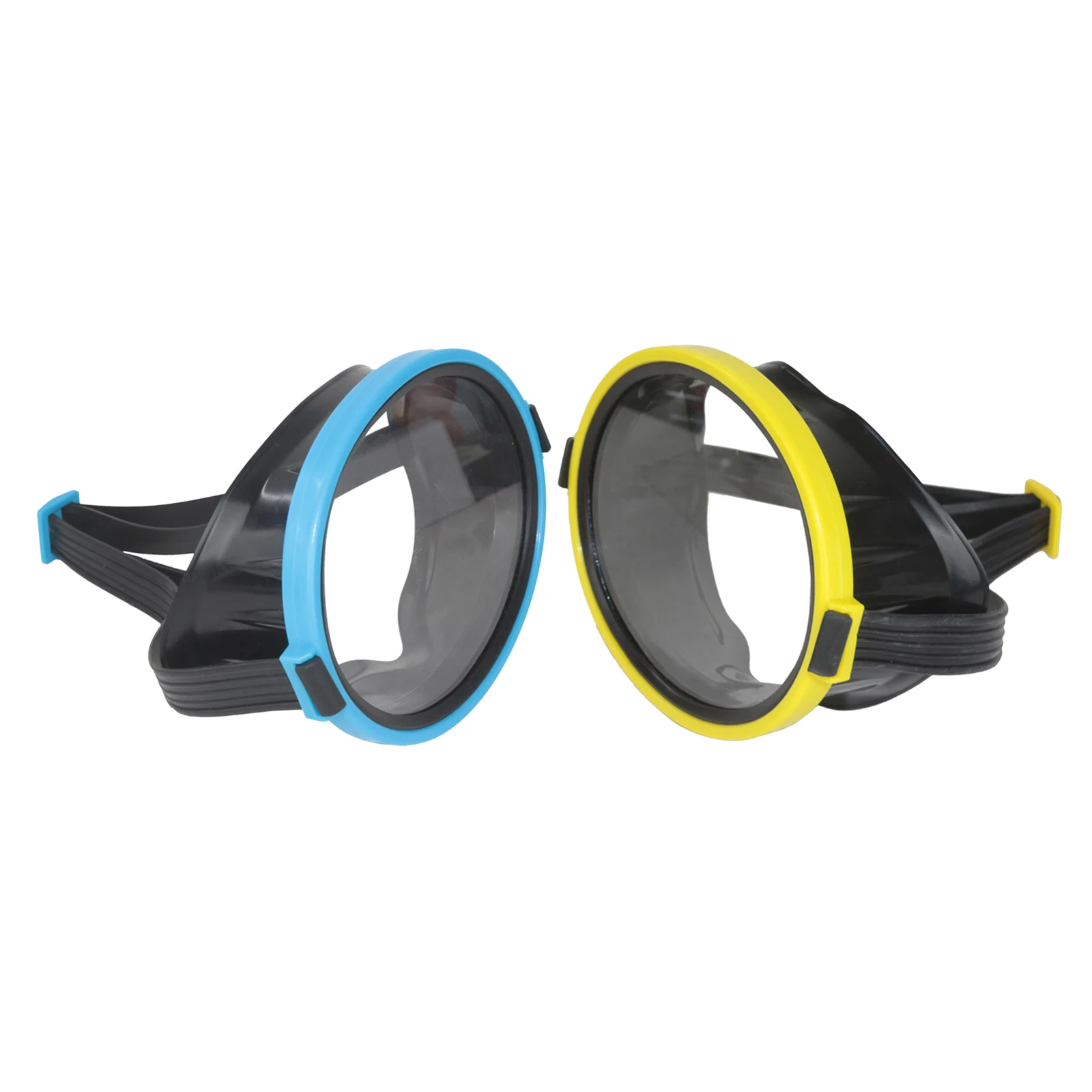 Retro Kid Oval Diving Mask No Fogging Single Lens Swim Goggles Eyewear Masks Scuba Free Dive Silicone Eyewear Equipment