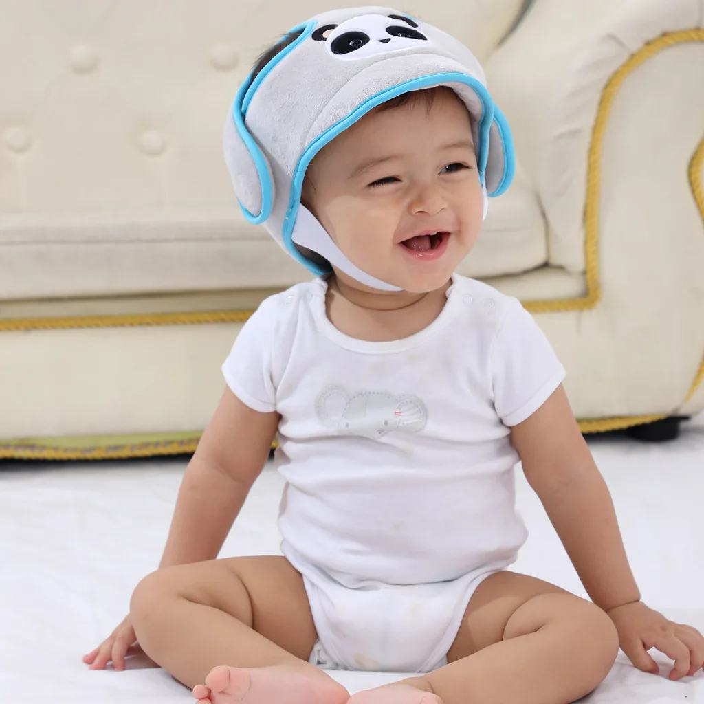 Nellmo Baby Helmet Toddler Protective Hat Infant Head Protective Cotton Hat 