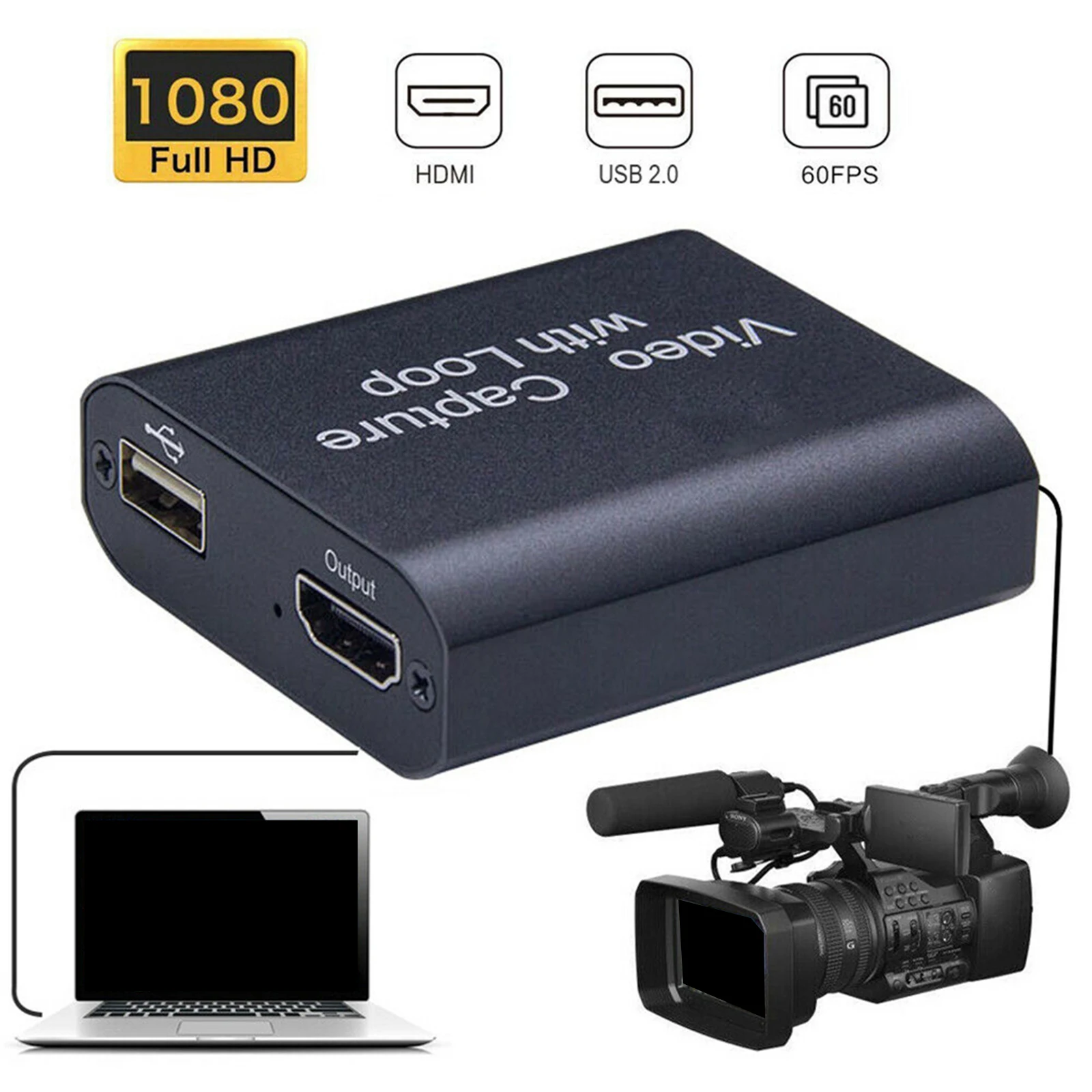 Portable  Audio Video Capture Card for High Definition Acquisition