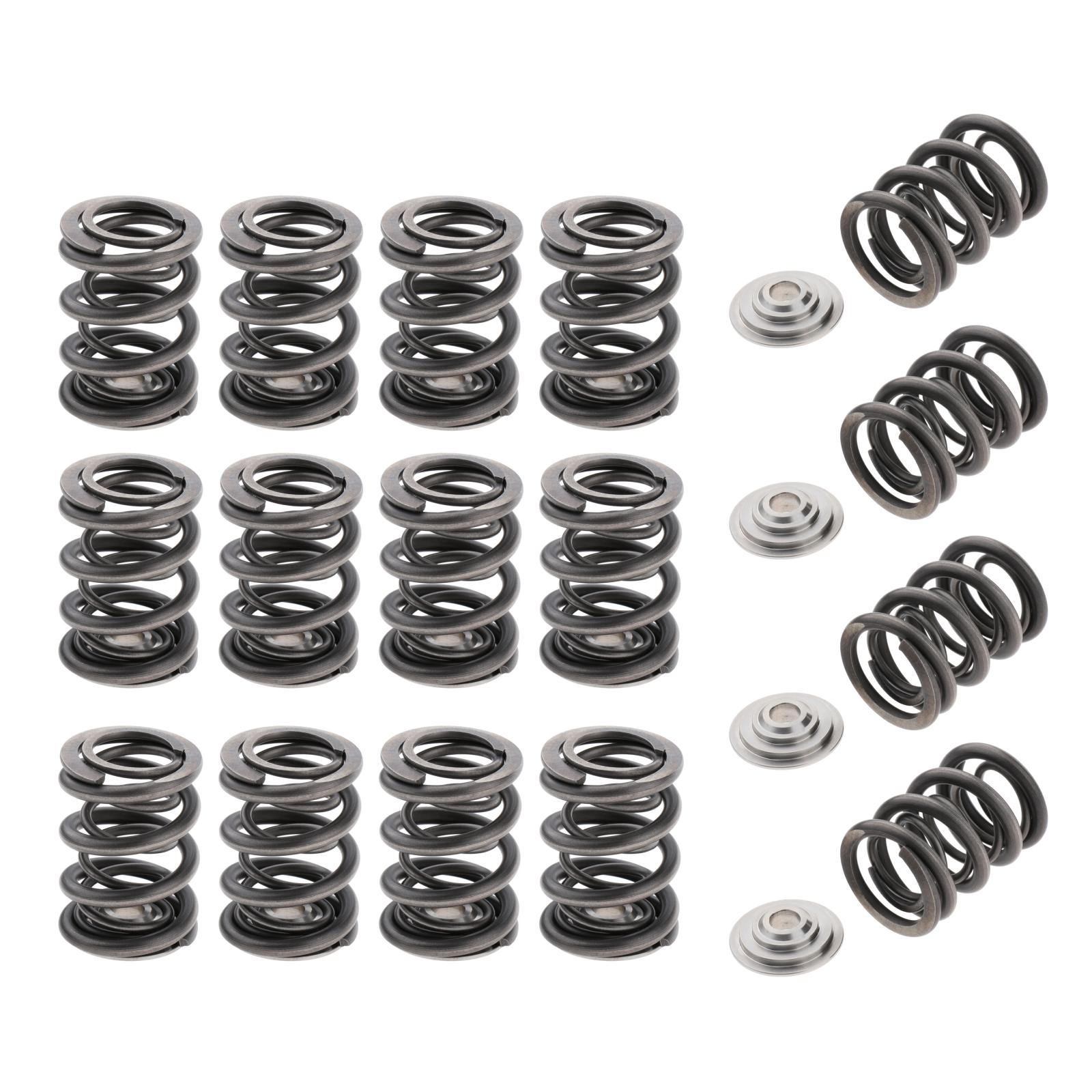 16x 85lb Dual Valve Springs Retainers Set for Honda B18C B18C1 Spare Parts