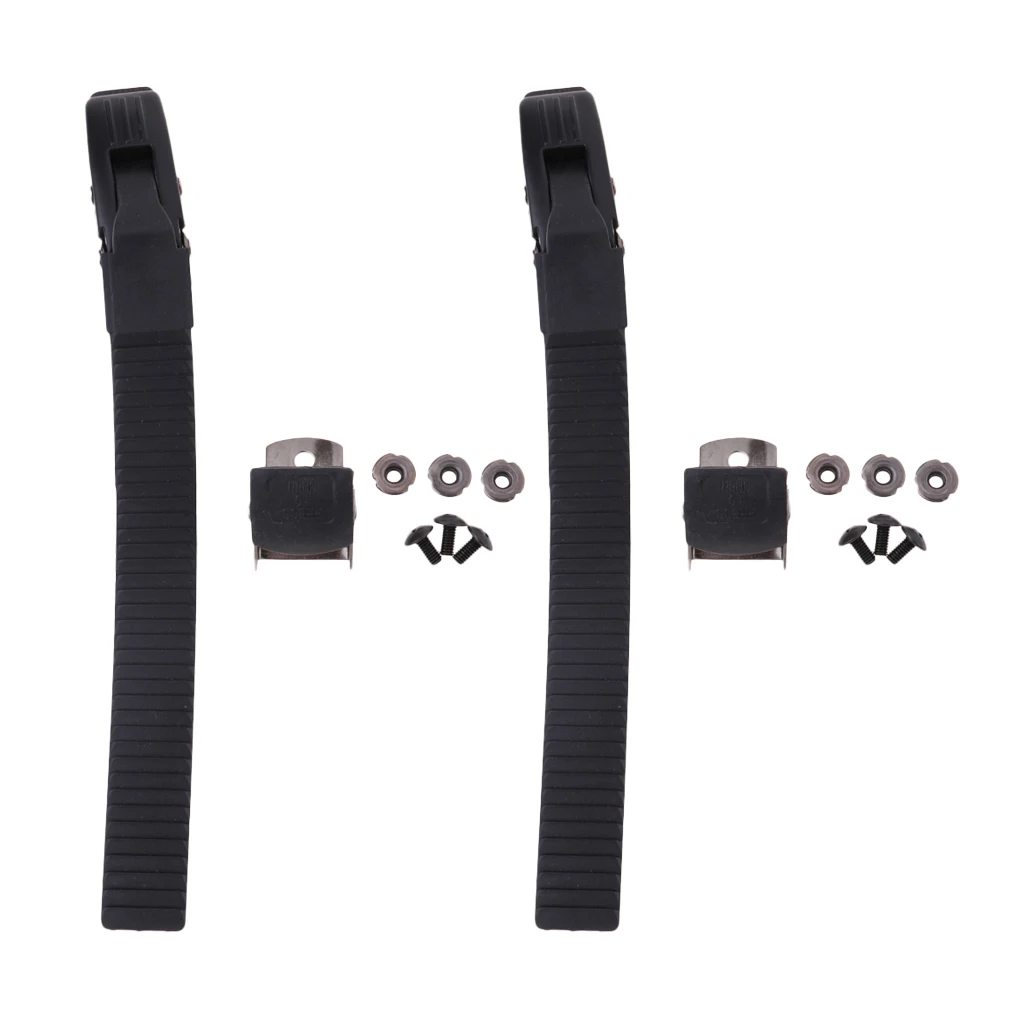 2X Replacement Inline Skate Strap Buckle with Screws Nut Fixing Mend Repair Kit