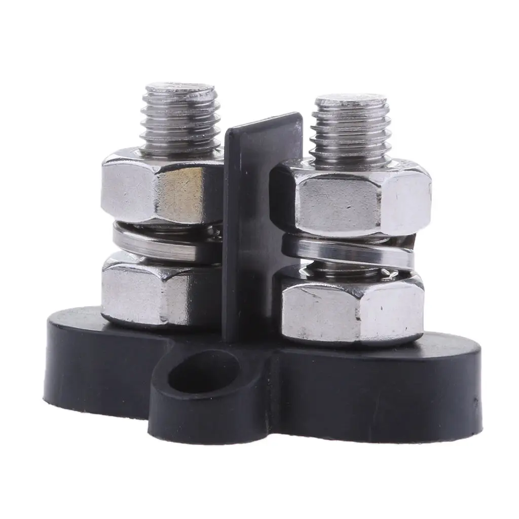 10mm Junction Block Power Post Dual Insulated Terminal Stud with Spacer