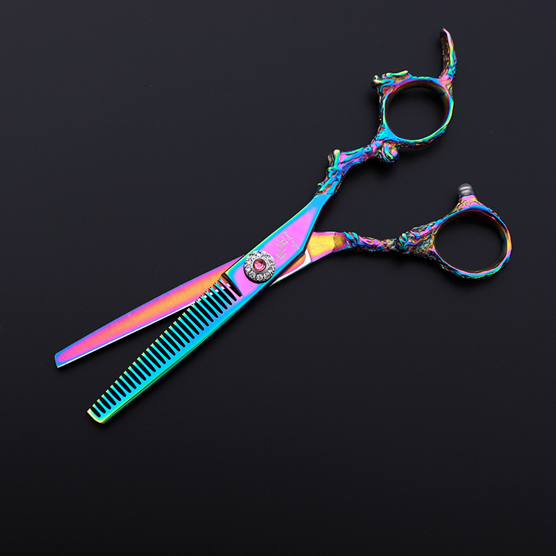 Polegadas para Tesouras do Estilista do Cabelo Antiderrapante e Desgastar-resistente Especiais do Cabeleireiro de 6 Tesouras 6 Tesouras de cabelo