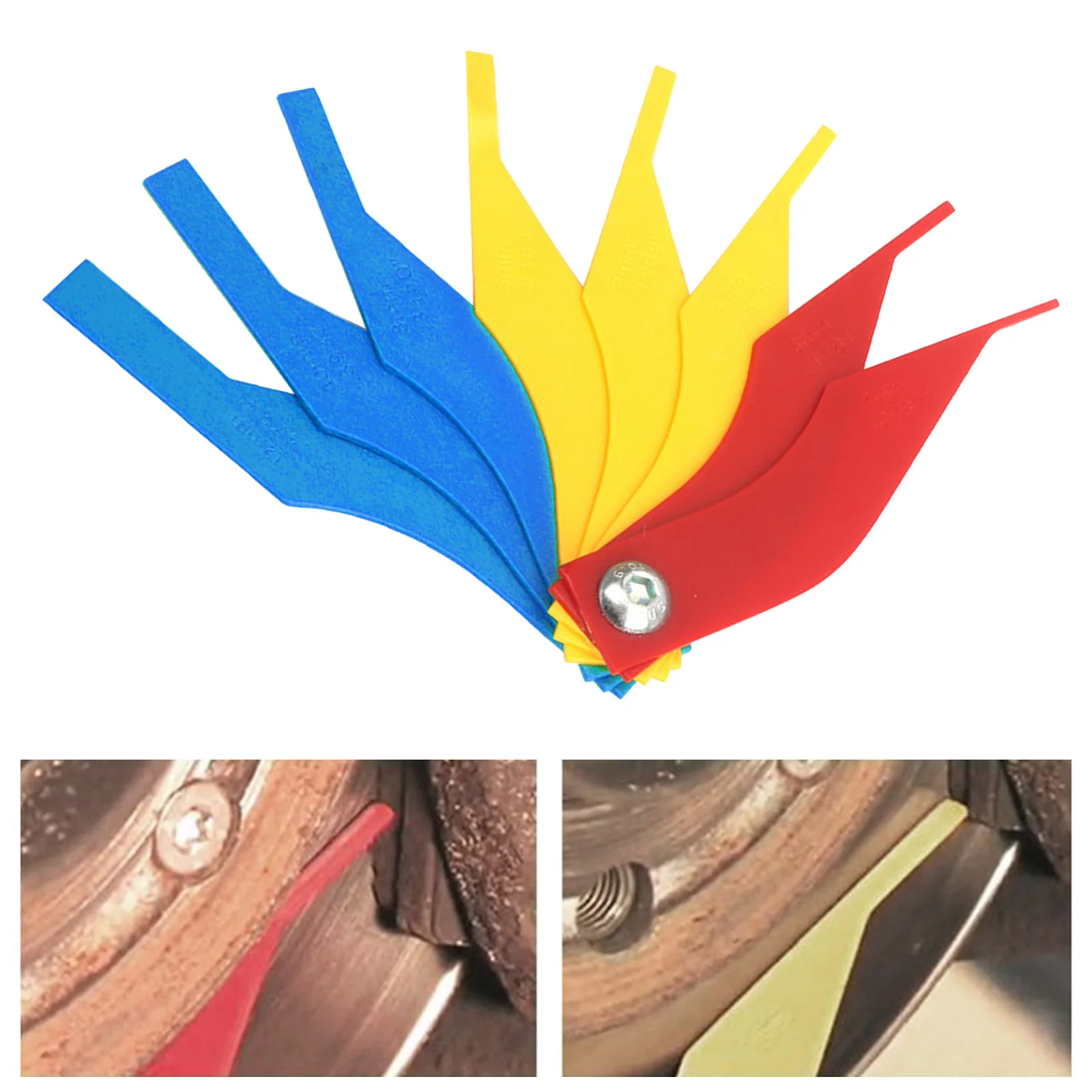 8 Pieces Car Automotive Brake Pad Measure Tool Brake Lining Thickness Gauge Constructions 8 Pieces Car Automotive Brake Pad Measure Tool Brake Lining Thickness Gauge Constructions