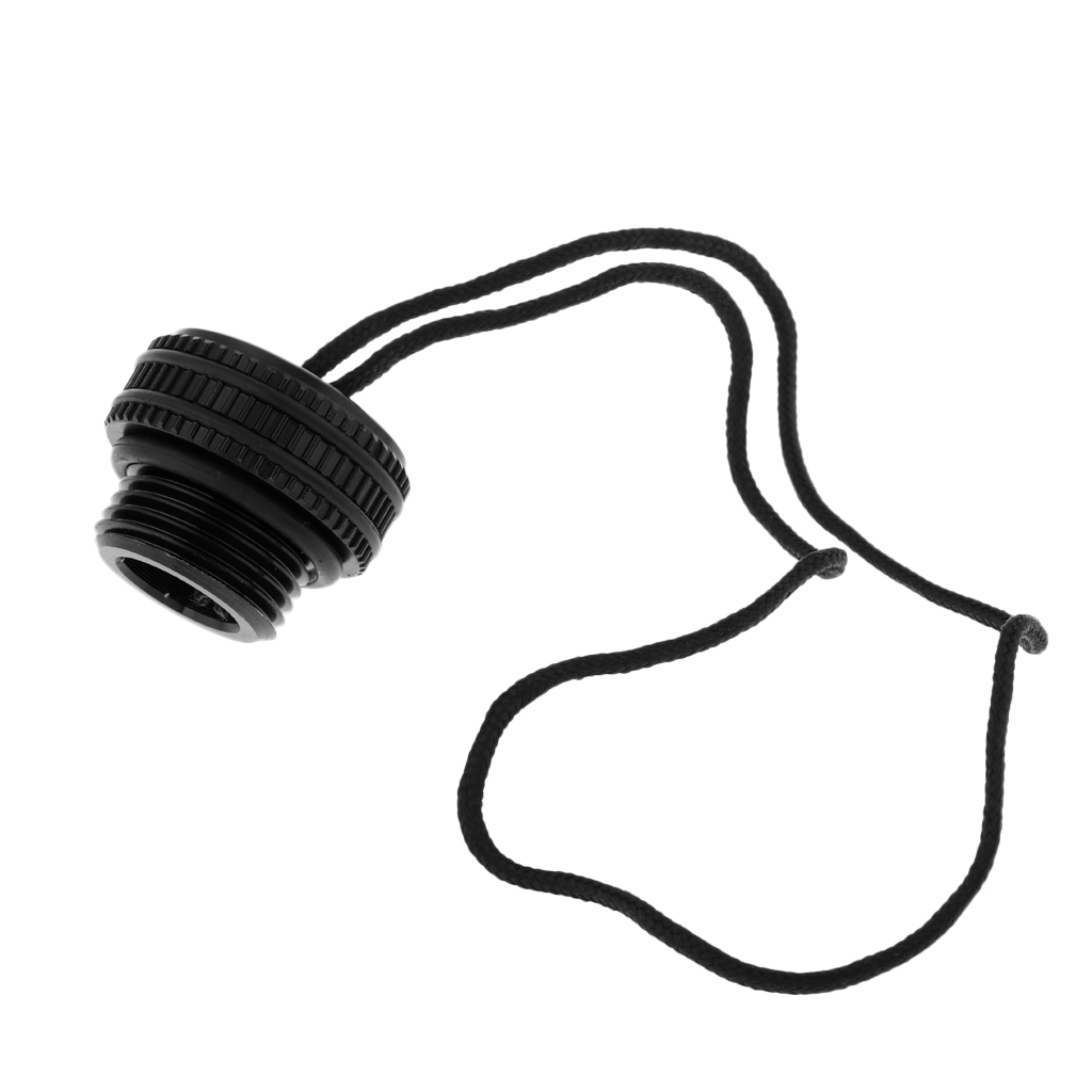 Diving Din Regulator Tank Valve Threaded Dust Plug Protective  With Lanyard
