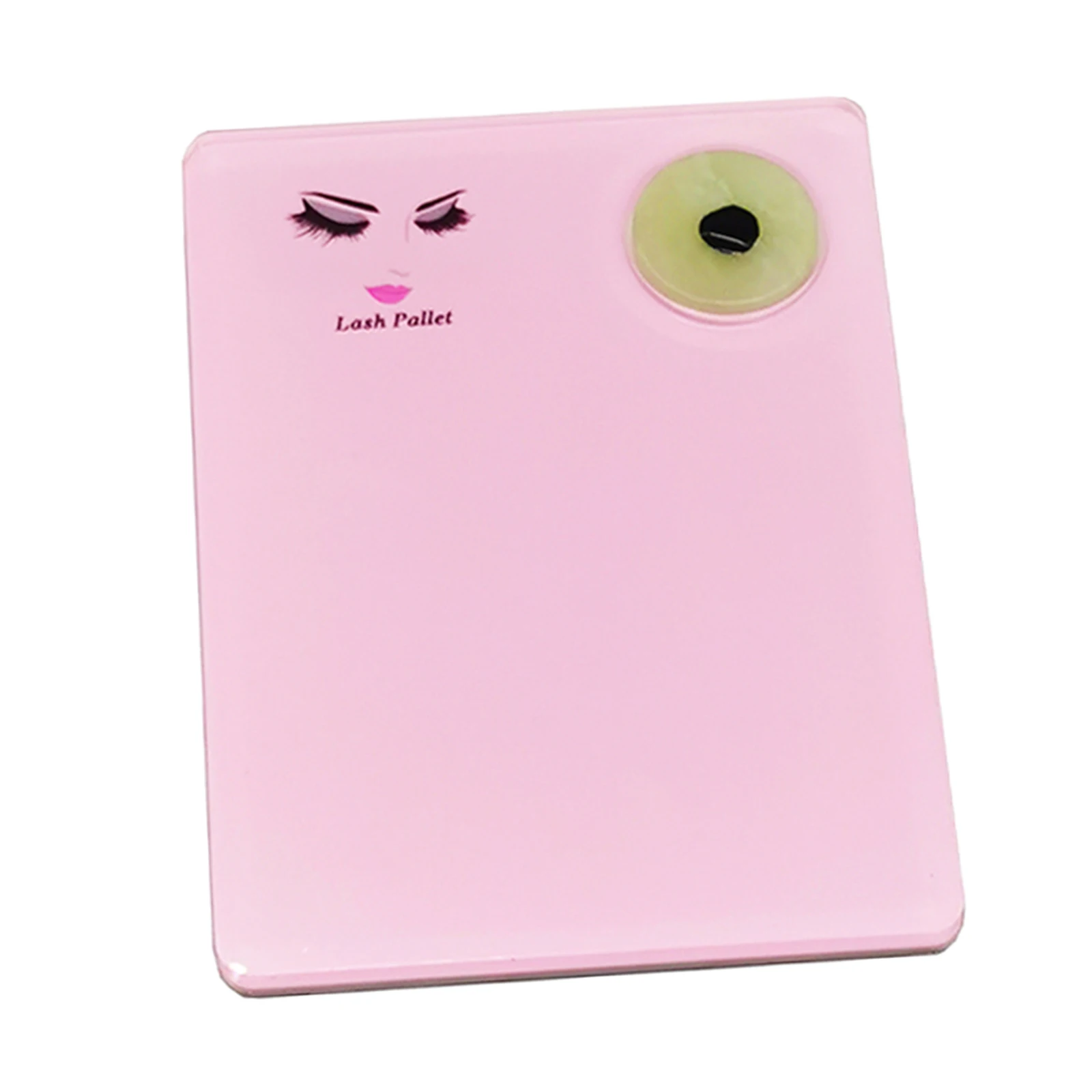 Acrylic Eyelash Extension Eye Lash Case Pallet Holder Display + Jade Stone
