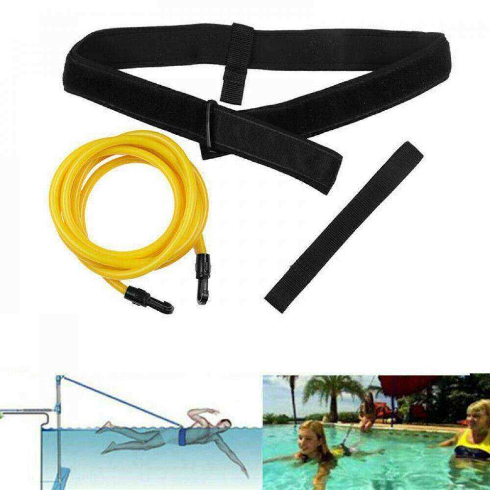Swimming Training Belt Aids Resistance Cord Leash Pool Practicing Gear Equipment