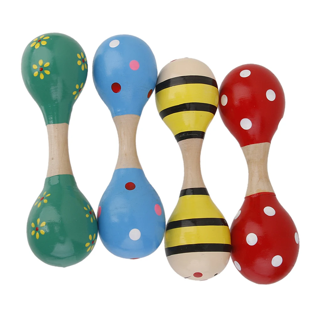 1Pc Toddler Early Music Developing Fruit Model Perucssion Sand Maracas Toy 