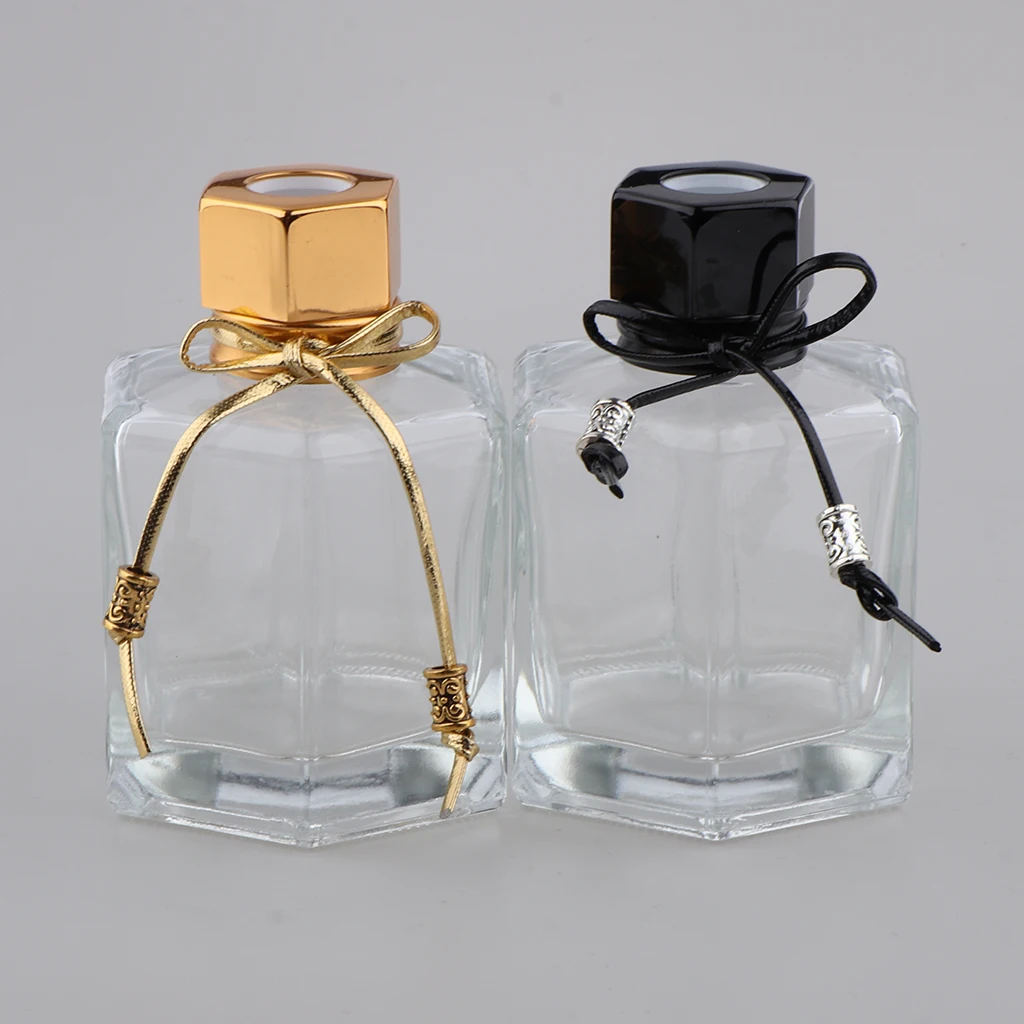 2Pcs 100ml Fragrance Glass Diffuser Refillable Bottles For DIY Craft Reed Sticks Essential Oils Aromatherapy Makeup Tools