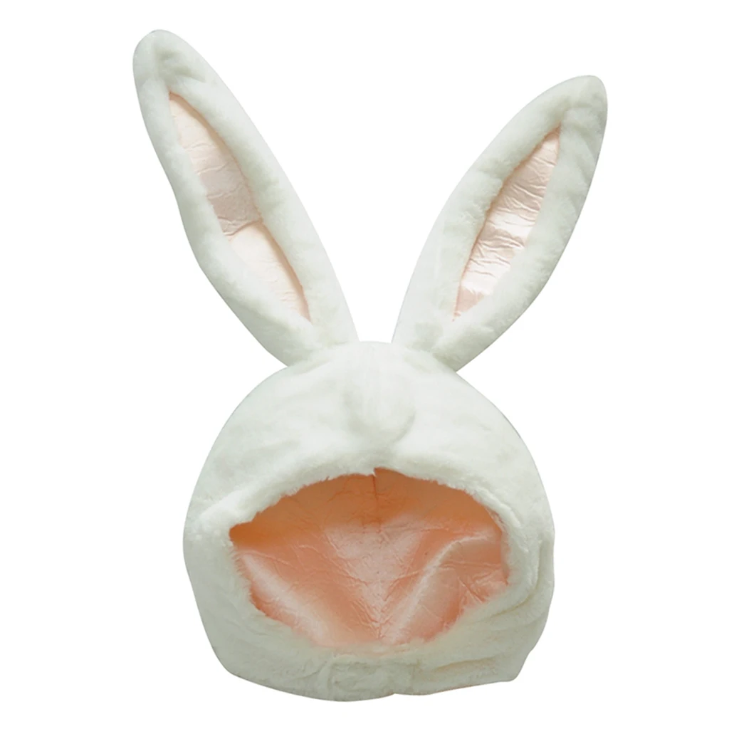 Women's Cute Rabbit Animal Earflap Winter Hat, Party Novelty Plush Bunny Cosplay Costume Supplies Photo Props
