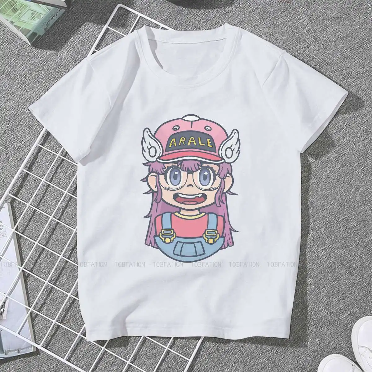 Camisetas de retrato de Arale para mujer, ropa holgada de con estampado de Dr Slump, Manga japonesa Grunge Vintage|Camisetas| - AliExpress