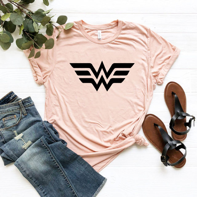 Wonder Female Shirt Mother's Day Gift T-Shirt Feminist Girl Power Superhero  Mama Tee Wonder Mom Tshirt Women Graphic T Shirts