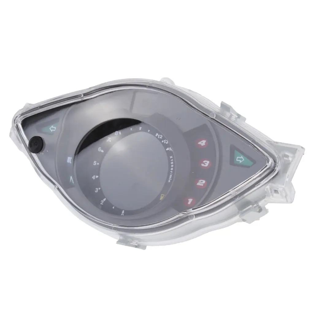 12V Multifunction Motorcycle LCD Speedometer Odometer Gear Fuel Oil Gauge