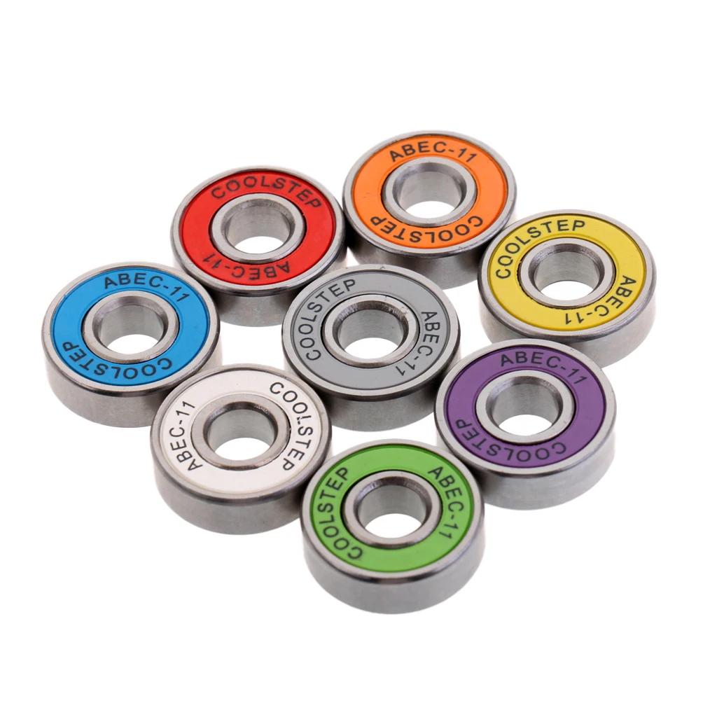 16 Pcs ABEC 11 High Speed Wear Resistant Skateboard Scooter Inline Bearings Skate Board Bearings Longboard Accessories