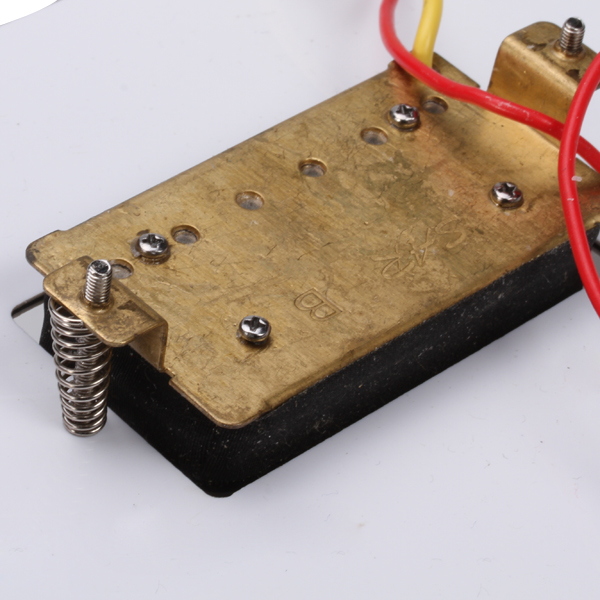 White 3 Ply Loaded Prewired Pickguard for   Guitar