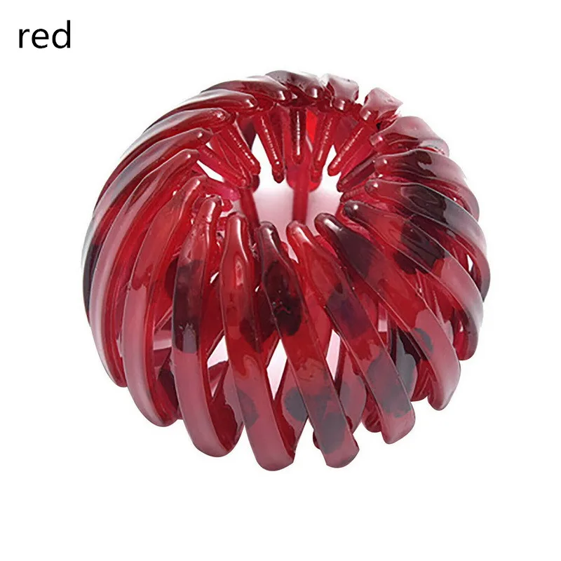 head scarves Fashion Hairpins for Women Hairband Girls Make Up Hair Clips Round Comb Easy Thick Curly Hair Styling Tool Accessories mini hair clips
