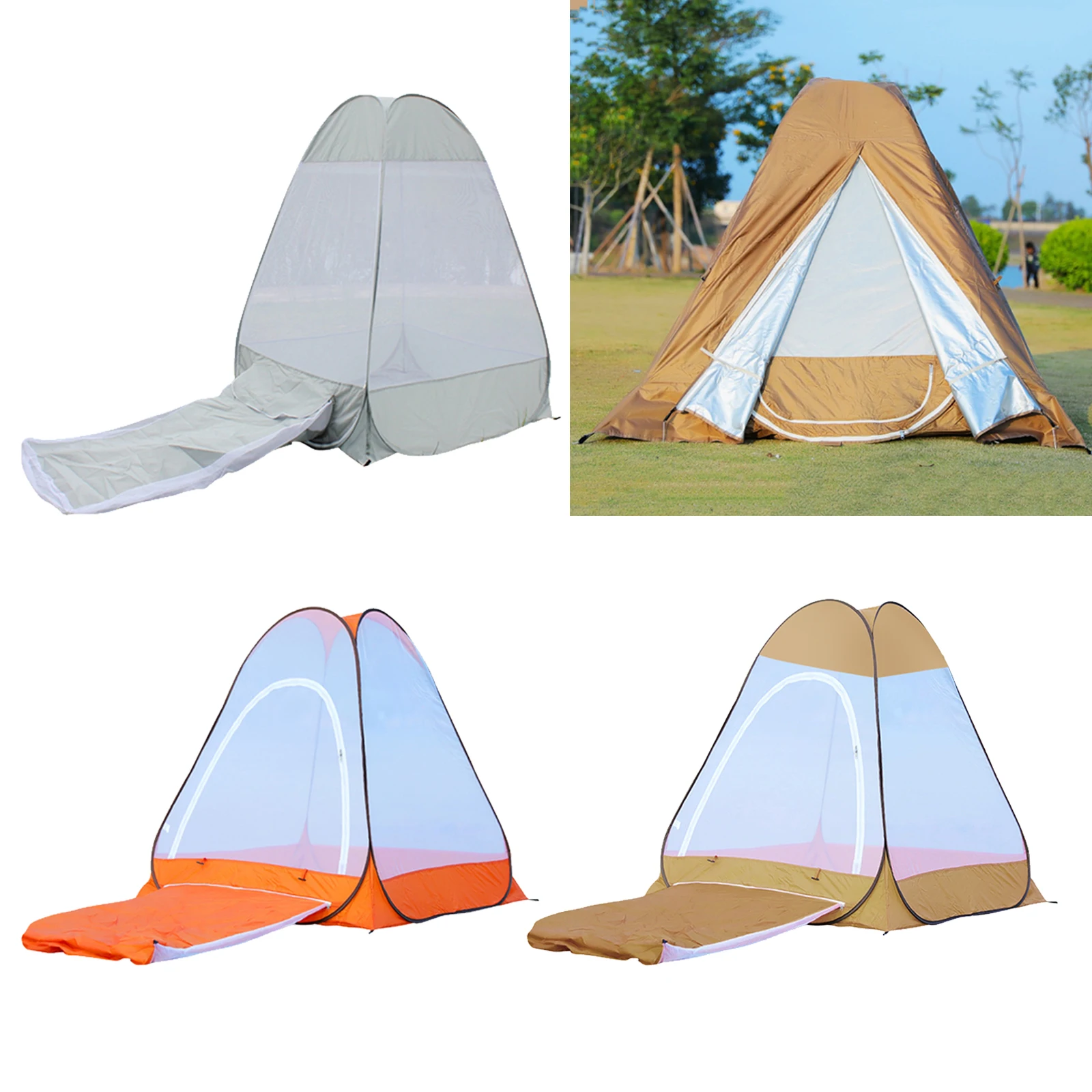 Summer Meditation Tent Mosquito Mesh Tent 1-Person Mosquito Net Tent Gifts for Friends Family Playing Meditation Yoga