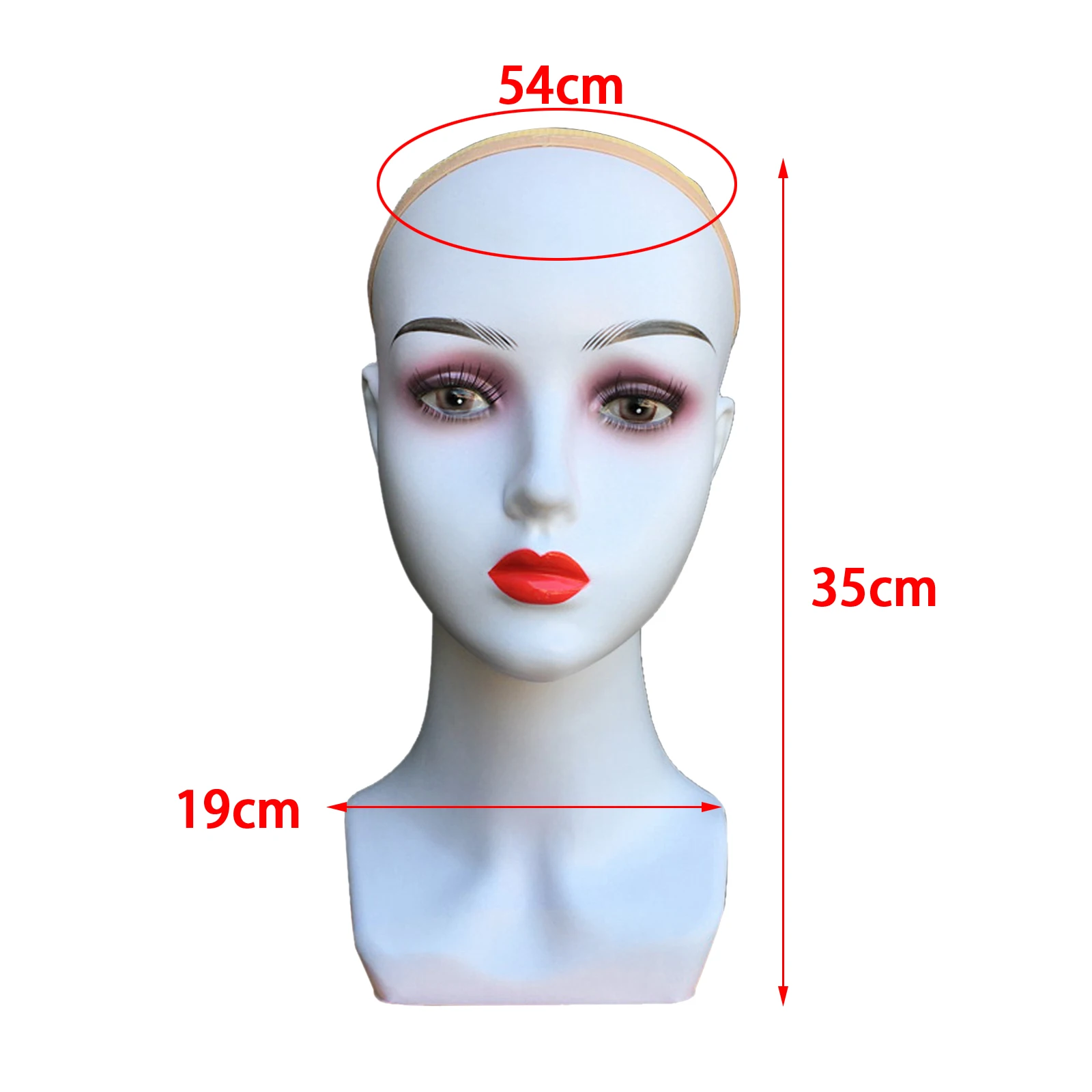 Mannequin Head with Human Hair Cosmetics Model Head Cosmetology Hair Heads Bust Wig Head Stand Model Hats Hairpieces Manequin